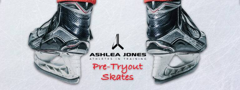 Ashlea Jones Pre-tryout hockey Skates
