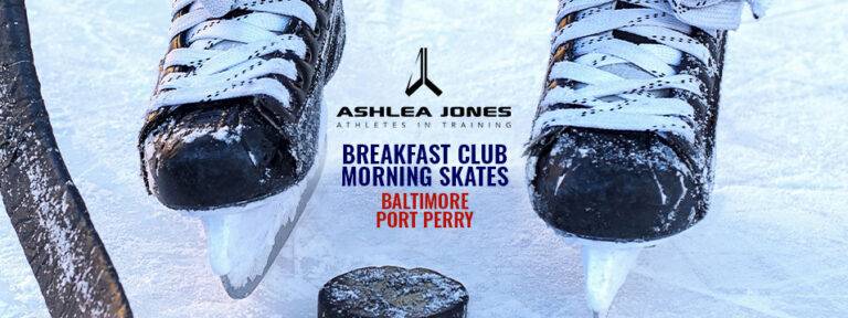 Morning hockey training in Port Perry and Baltimore